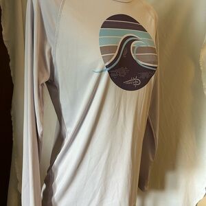 Reel Life Women’s‎ Large Long Sleeve UV swim Shirt pale lavender